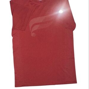 Fabletics Training Day Tee Adrenaline red two tone side XS